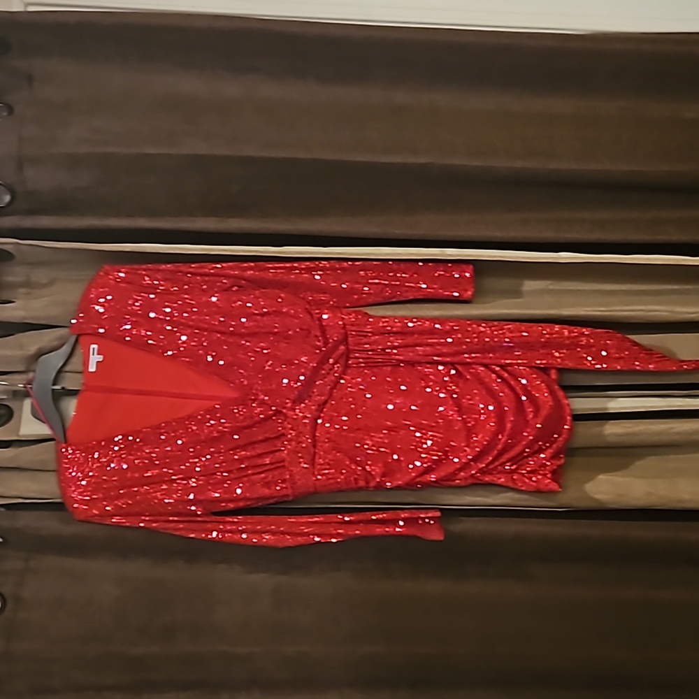 RED Sequin Dress
